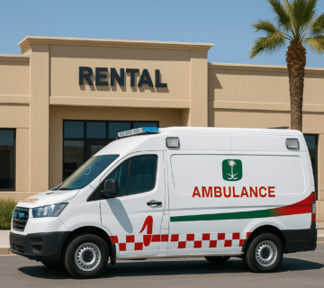 سيارة إسعاف مجهزة خلال دقائق