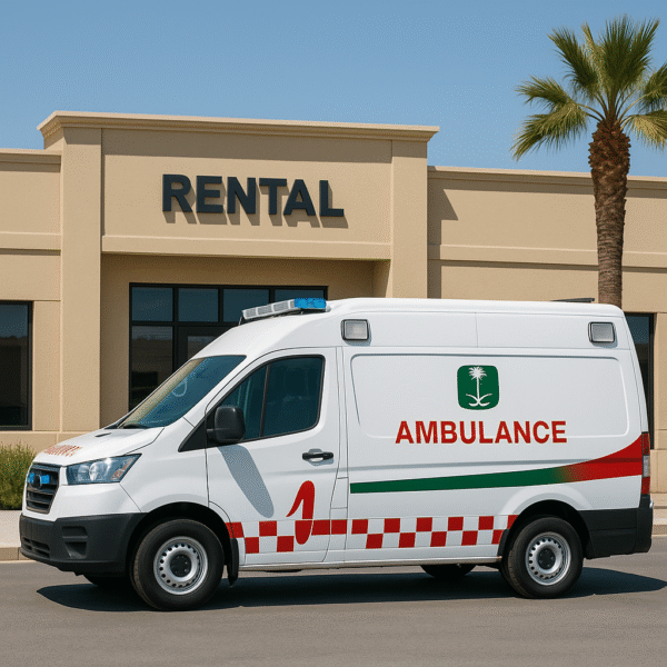 سيارة إسعاف مجهزة خلال دقائق